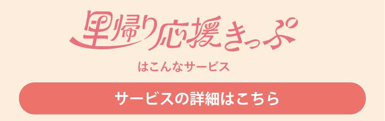 里帰り応援きっぷはこんなサービス